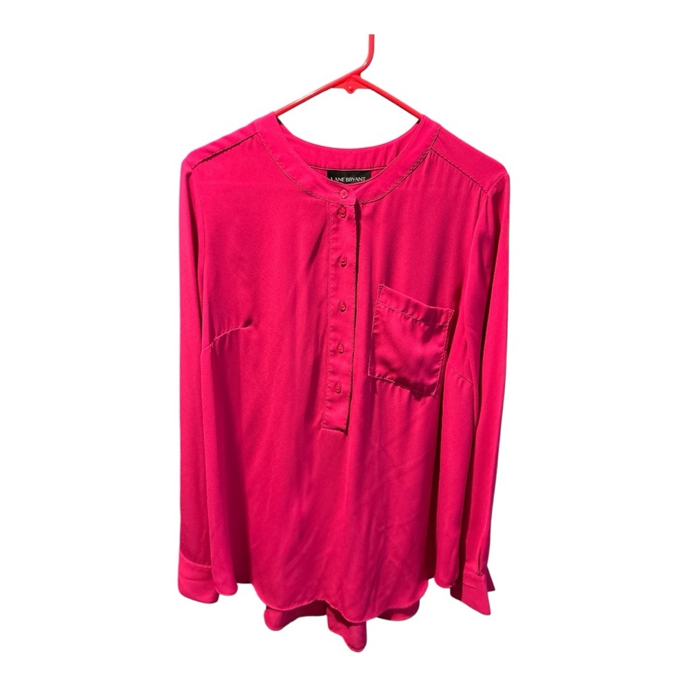 Lane Bryant Pink Blouse